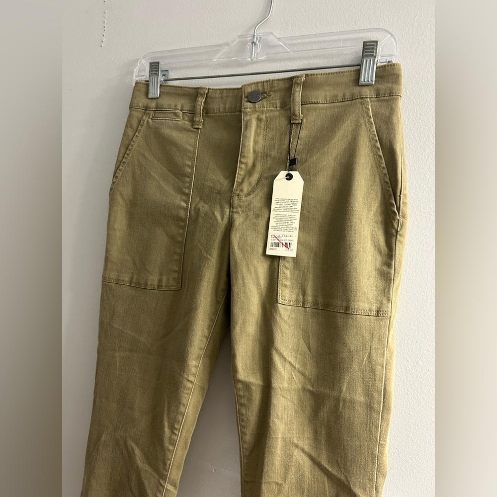 NWT Anthropologie sanctuary fast track chino pant green